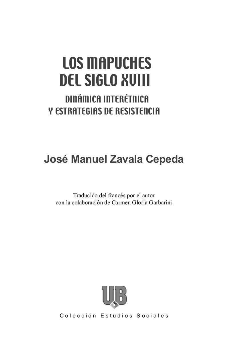 Los mapuches del siglo XVIII