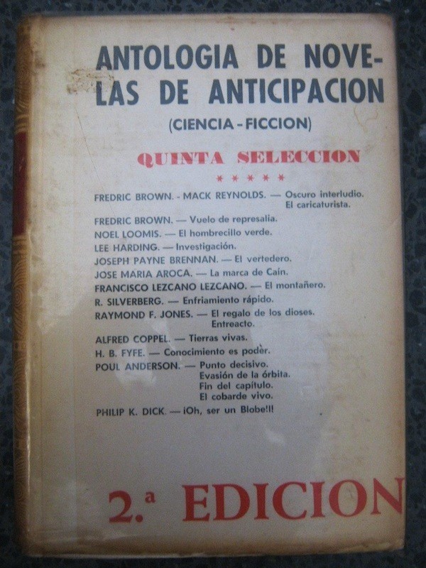 Antologia De Novelas De Anticipacion 5Selección